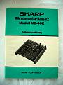 Sharp MZ 40 K HB